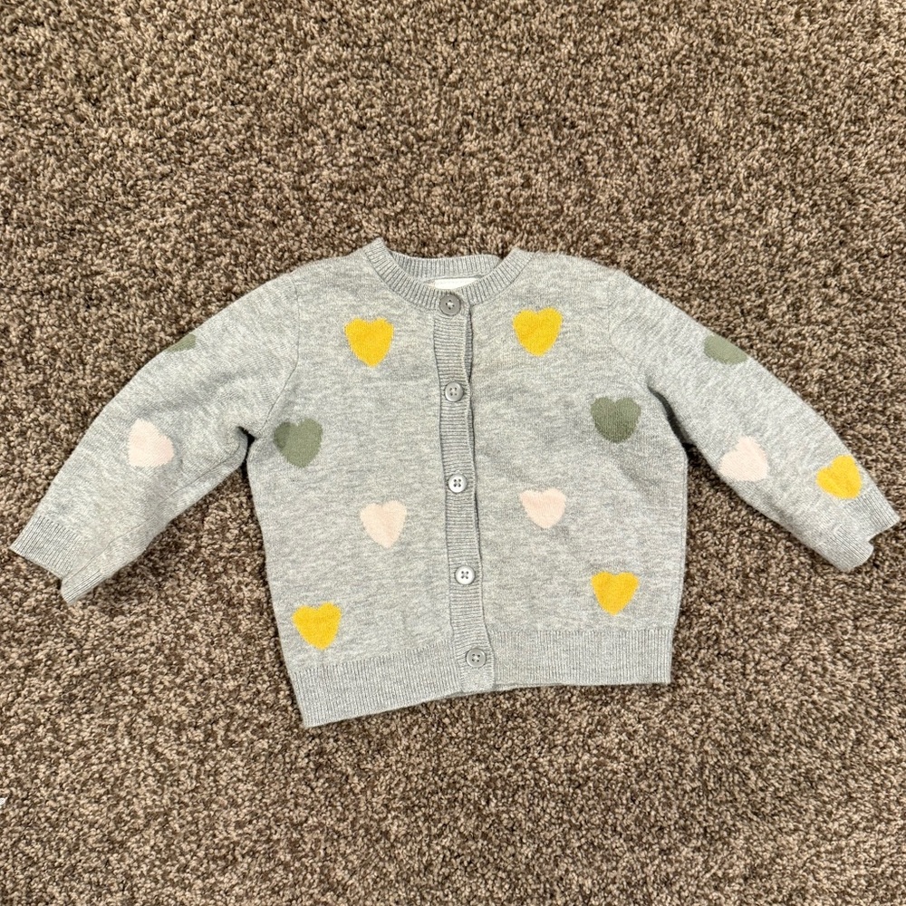 Okie Dokie Gray Cardigan